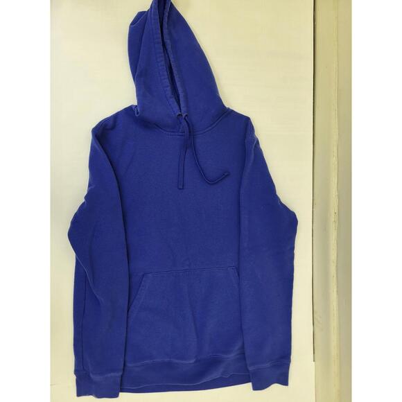Tek Gear Hoodie Sweatshirt Mens Small Blue Ultrasoft Fleece Pullover Pocket - Picture 1 of 13